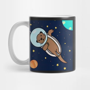 OtterSpace Fun Illustration Mug